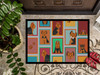 Lots of Black and Tan Yorkie Doormat 24H X 36W product image at NuMercy 3