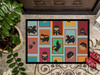Lots of Black and Tan Pomeranian Doormat 24H X 36W product image at NuMercy 3