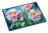 Peonies in Watercolor Doormat 24H X 36W DAC1593 product image at NuMercy