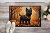 Black Cairn Terrier Fall Doormat 24H X 36W product image at NuMercy 2