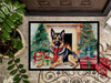 German Shepherd Cozy Christmas Doormat 24H X 36W product image at NuMercy 3