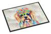 Yorkshire Terrier Hippie Dawg Doormat 24H X 36W DAC2576 product image at NuMercy