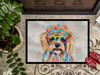 Yorkshire Terrier Hippie Dawg Doormat 24H X 36W DAC2576 product image at NuMercy 3
