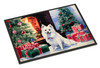 Japanese Spitz Cozy Christmas Doormat 24H X 36W DAC2686 product image at NuMercy