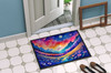 Periwinkles in Color Doormat 24H X 36W product image at NuMercy 4