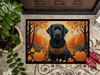 Black Labrador Retriever Fall Doormat 24H X 36W product image at NuMercy 3