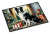 Border Collie Cozy Christmas Doormat 24H X 36W product image at NuMercy