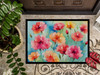 Carnations in Watercolor Doormat 24H X 36W DAC1548 product image at NuMercy 3