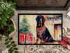 Gordon Setter Cozy Christmas Doormat 24H X 36W product image at NuMercy 3