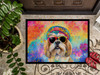 Shih Tzu Hippie Dawg Doormat 24H X 36W DAC2562 product image at NuMercy 3
