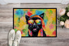 Scottish Terrier Hippie Dawg Doormat 24H X 36W DAC2558 product image at NuMercy 2
