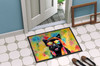 Scottish Terrier Hippie Dawg Doormat 24H X 36W DAC2558 product image at NuMercy 4