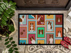 Lots of Red Border Collie Doormat 24H X 36W product image at NuMercy 3