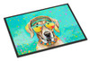 Weimaraner Hippie Dawg Doormat 24H X 36W DAC2566 product image at NuMercy