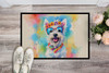 Westie Hippie Dawg Doormat 24H X 36W DAC2569 product image at NuMercy 2