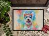 Westie Hippie Dawg Doormat 24H X 36W DAC2569 product image at NuMercy 3