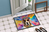 Weimaraner Hippie Dawg Doormat 24H X 36W DAC2568 product image at NuMercy 4
