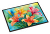 Lilies in Watercolor Doormat 24H X 36W DAC1585 product image at NuMercy