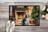 Bearded Collie Cozy Christmas Doormat 24H X 36W product image at NuMercy 2