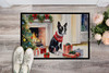 Boston Terrier Cozy Christmas Doormat 24H X 36W product image at NuMercy 2