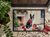 Boston Terrier Cozy Christmas Doormat 24H X 36W product image at NuMercy 3