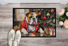 English Bulldog Cozy Christmas Doormat 24H X 36W product image at NuMercy 2