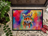 Hippie Animal Fox Doormat 24H X 36W DAC3984 product image at NuMercy 3