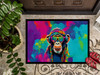Hippie Animal Chimpanzee Doormat 24H X 36W DAC3971 product image at NuMercy 3