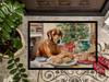 Rhodesian Ridgeback Christmas Cookies Doormat 24H X 36W product image at NuMercy 3