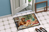 Rhodesian Ridgeback Christmas Cookies Doormat 24H X 36W product image at NuMercy 4