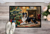 Australian Shepherd Cozy Christmas Doormat 24H X 36W product image at NuMercy 2