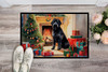 Bouvier des Flandres Cozy Christmas Doormat 24H X 36W product image at NuMercy 2