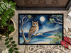 Owl Perched in Coastal Tree Doormat 24H X 36W DAC7532 product image at NuMercy 3