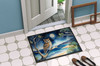 Owl Perched in Coastal Tree Doormat 24H X 36W DAC7532 product image at NuMercy 4