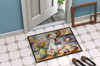 Decorating Easter American Bulldog Doormat 24H X 36W product image at NuMercy 4