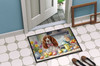 Decorating Easter Welsh Springer Spaniel Doormat 24H X 36W product image at NuMercy 4