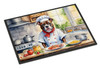 Staffordshire Bull Terrier The Chef Doormat 24H X 36W product image at NuMercy