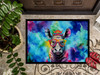 Hippie Animal Rhinoceros Doormat 24H X 36W DAC4037 product image at NuMercy 3