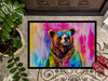 Hippie Animal Grizzly Bear Doormat 24H X 36W DAC3990 product image at NuMercy 3