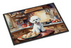 Bichon Frise Christmas Cookies Doormat 24H X 36W DAC3738 product image at NuMercy