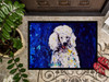 Louie White Poodle Doormat 24H X 36W product image at NuMercy 3