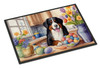 Decorating Easter Bernese Mountain Dog Doormat 24H X 36W product image at NuMercy
