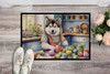 Decorating Easter Alaskan Malamute Doormat 24H X 36W product image at NuMercy 2