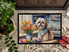 Decorating Easter Lhasa Apso Doormat 24H X 36W product image at NuMercy 3