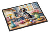 Decorating Easter Bluetick Coonhound Doormat 24H X 36W product image at NuMercy