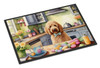 Decorating Easter Goldendoodle Doormat 24H X 36W product image at NuMercy