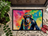 Hippie Animal Chimpanzee Doormat 24H X 36W DAC3970 product image at NuMercy 3