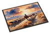 Cattle Drive at Sunset Doormat 24H X 36W product image at NuMercy