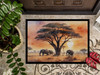 Elephants Savanna Sunrise Doormat 24H X 36W DAC7706 product image at NuMercy 3
