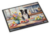 Decorating Easter Border Collie Doormat 24H X 36W product image at NuMercy